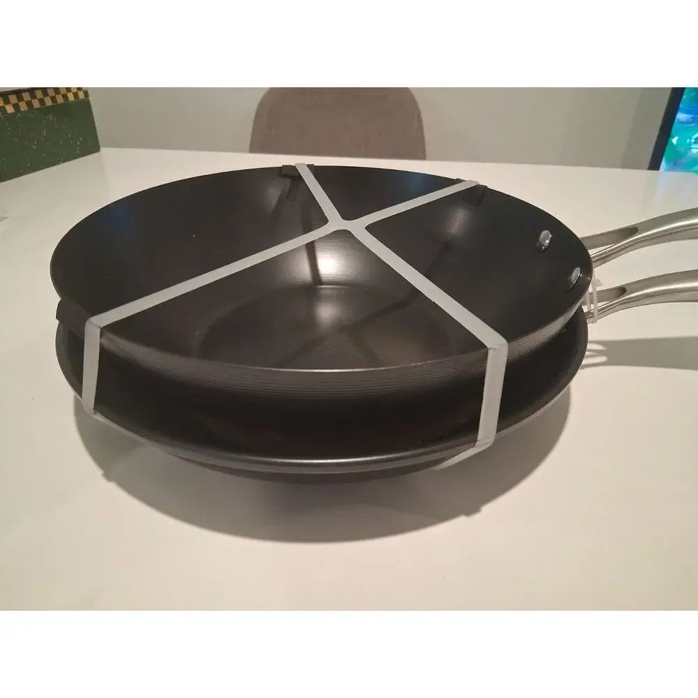 Nordic Ware 2-Piece Nonstick Divided Cookware Set Deep Sauté Pan & Skillet
